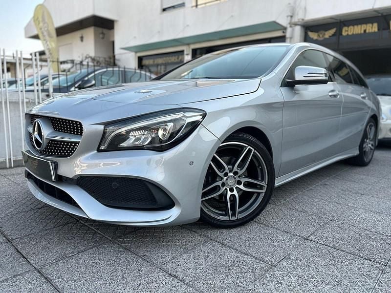 Cinza Usado 2017 Mercedes CLA180 Shooting Brake AMG line Carrinha | € 21.950 (Preço justo) - Imagem 1/4