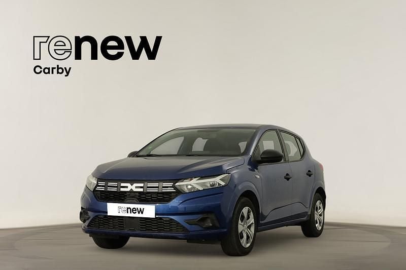 Azul Usado 2024 Dacia Sandero Essentiel Citadino | € 16.490 (Bom preço) - Imagem 1/4