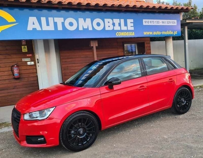Vermelho Usado 2018 Audi A1 Sportback Design Citadino | € 12.950 (Preço justo) - Imagem 1/4