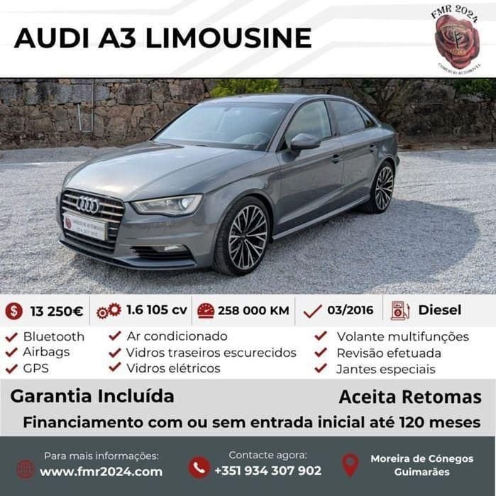 Usado 2016 Audi A3 Sedan | € 13.250 (Preço justo) - Imagem 1/4