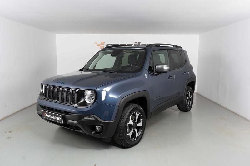 Azul escuro Usado 2022 Jeep Renegade Trailhawk SUV | € 21.980 - Imagem 1/4