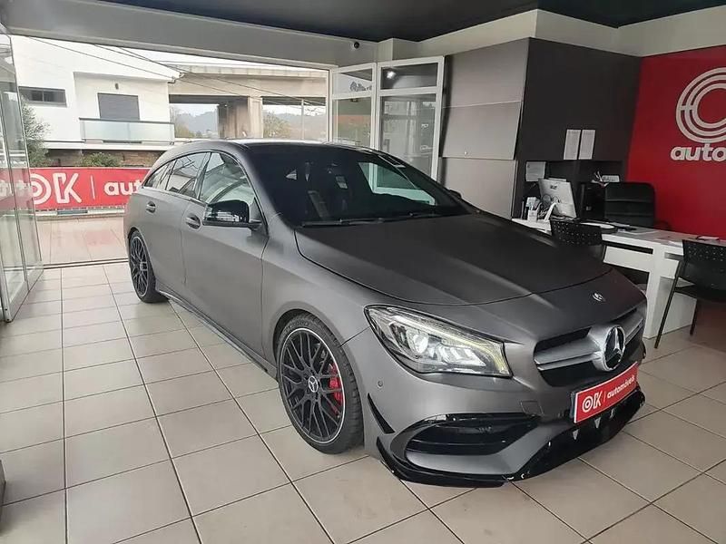 Usado Mercedes CLA45 AMG AMG 381 HP (280 kW) 2016 Cinza antracite Carrinha