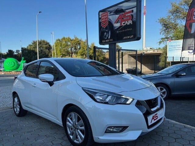 Usado Nissan Micra Acenta 100 HP (73 kW) 2019 Branco Citadino