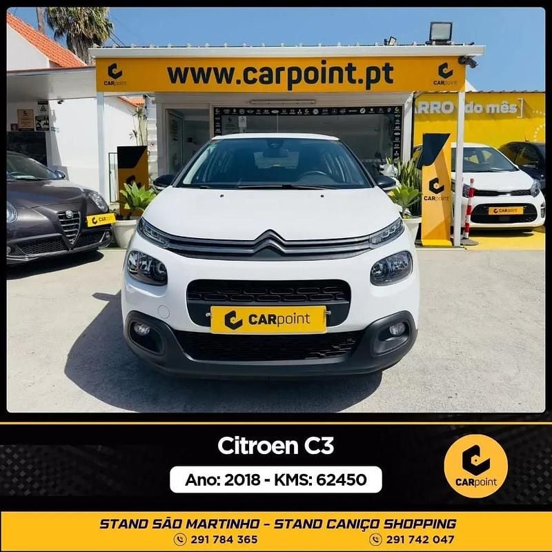 Branco Usado 2018 Citroën C3 Citadino | € 10.900 (Preço justo) - Imagem 1/4