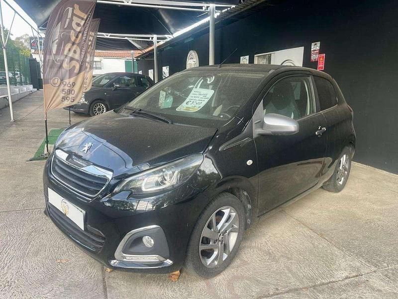 Preto Usado 2016 Peugeot 108 Allure Citadino | € 8.990 (Preço justo) - Imagem 1/4