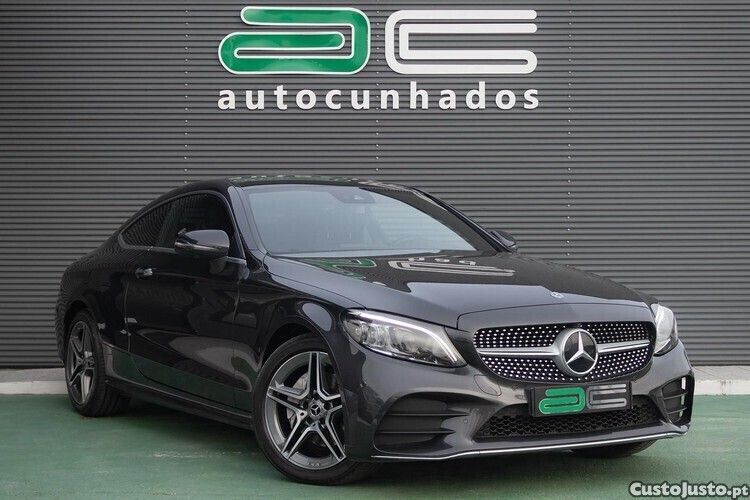 Cinza Usado 2018 Mercedes C220 AMG line Coupé | € 34.950 (Preço elevado) - Imagem 1/1
