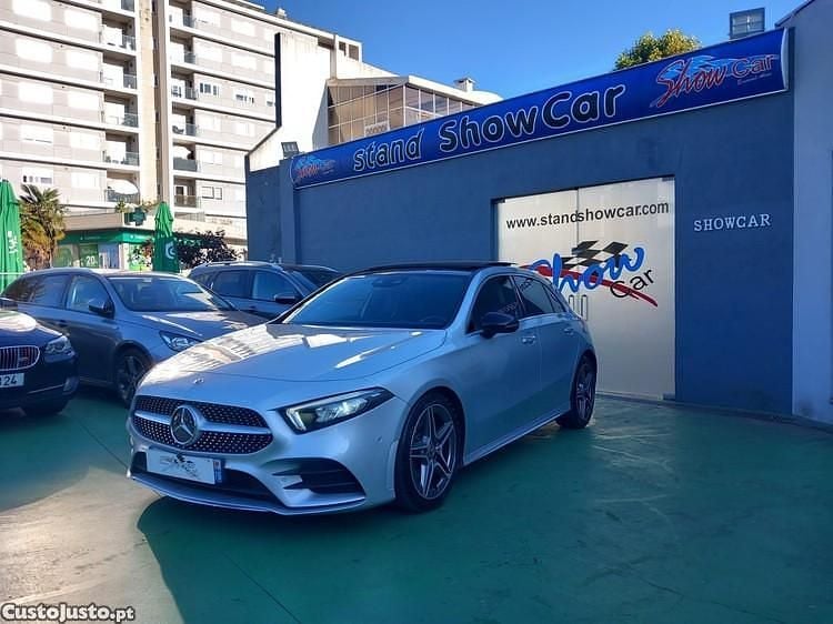 Cinza Usado 2018 Mercedes A180 AMG line Citadino | € 22.990 (Preço justo) - Imagem 1/1