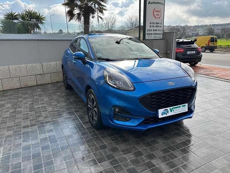 Azul Usado 2023 Ford Puma Titanium SUV | € 20.800 (Bom preço) - Imagem 1/4