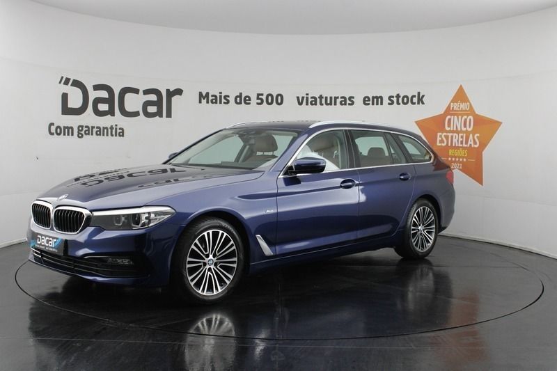 Usado BMW 520 Sport Line 190 HP (139 kW) 2018 Azul Carrinha