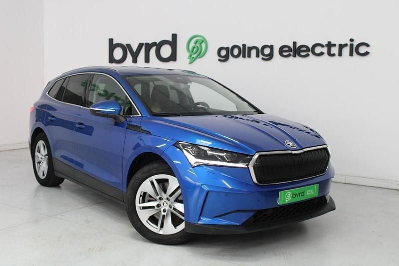 Azul Usado 2021 Skoda Enyaq iV SUV | € 30.900 (Preço justo) - Imagem 1/4