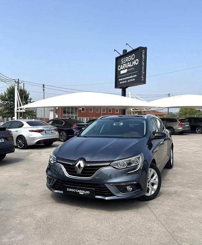 Cinza Usado 2020 Renault Mégane GrandTour LIMITED Carrinha | € 17.500 (Preço justo) - Imagem 1/4