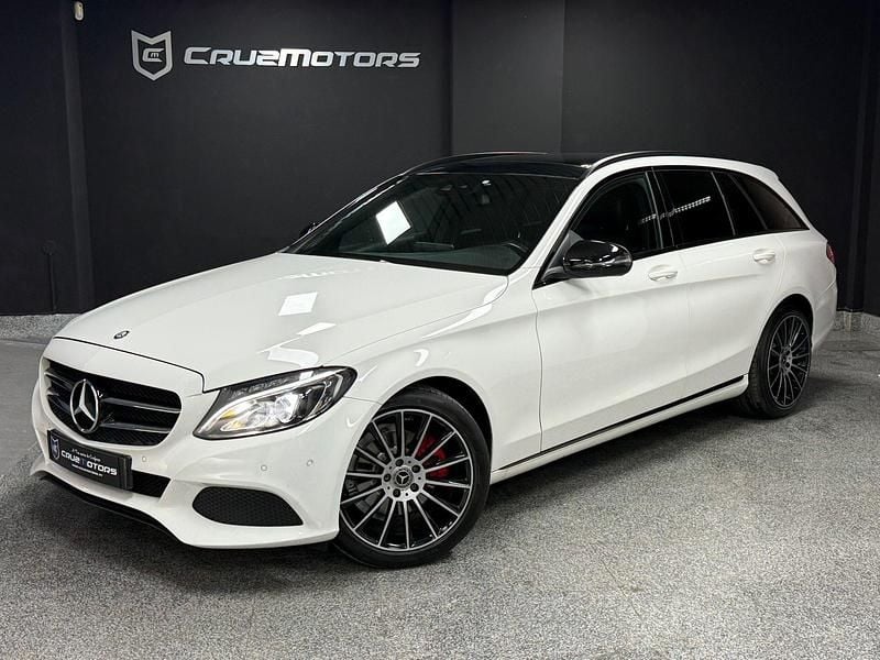 Branco Usado 2017 Mercedes C220 AMG line Carrinha | € 20.500 - Imagem 1/4