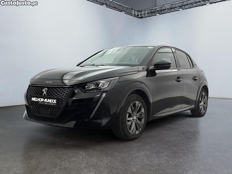 Preto Usado 2021 Peugeot e-208 Allure Citadino | € 16.500 (Preço justo) - Imagem 1/1