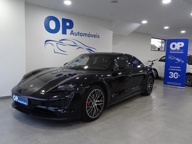 Preto Usado 2021 Porsche Taycan Sedan | € 74.950 (Preço justo) - Imagem 1/4
