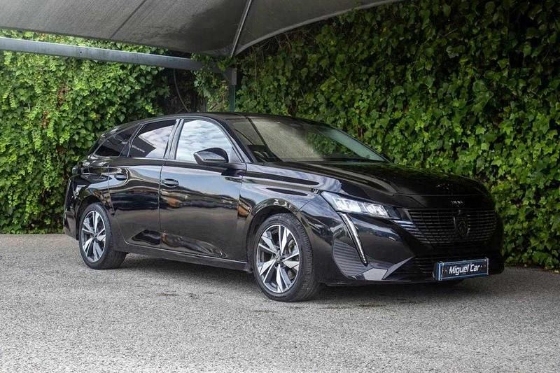 Preto Usado 2022 Peugeot 308 SW Allure Carrinha | € 20.900 - Imagem 1/4