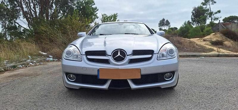 Usado Mercedes SLK200 184 HP (135 kW) 2010 Cinzento Cabrios