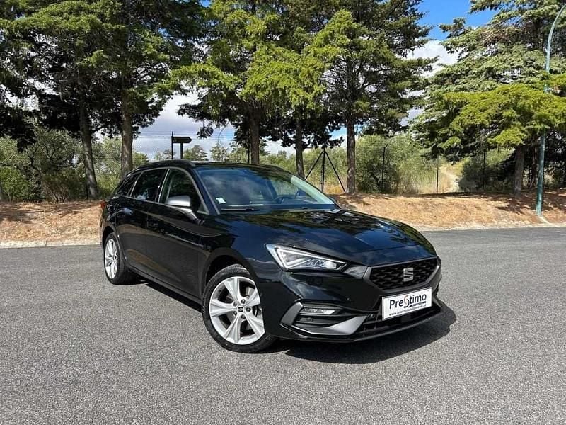 Usado Seat Leon ST 204 HP (150 kW) 2021 Preto Carrinha