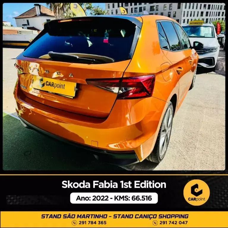 Usado Skoda Fabia 110 HP (80 kW) 2022 Laranja Citadino