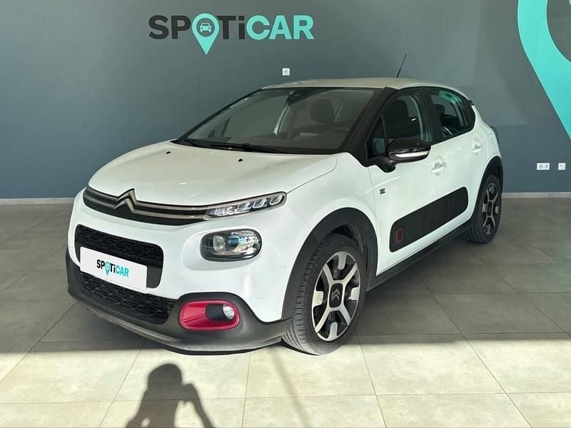 Branco Usado 2018 Citroën C3 PureTech Citadino | € 11.250 (Preço justo) - Imagem 1/4