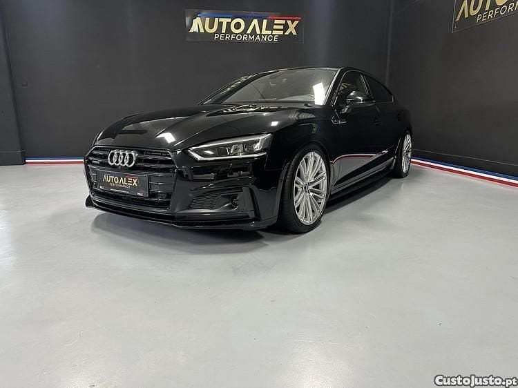 Preto Usado 2018 Audi A5 Sportback S-Line Citadino | € 30.000 (Preço elevado) - Imagem 1/1