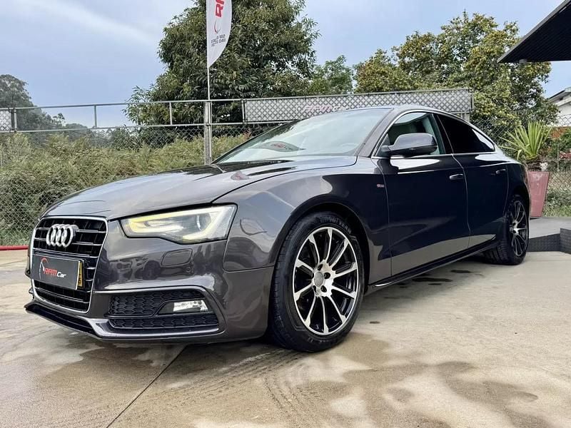 Cinza Usado 2015 Audi A5 Sportback S-Line Sedan | € 15.999 (Preço justo) - Imagem 1/4