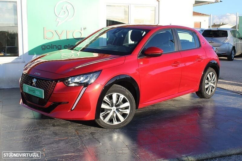Vermelho Usado 2020 Peugeot e-208 Active Citadino | € 16.900 (Preço justo) - Imagem 1/4
