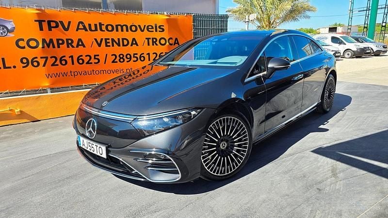 Cinza Usado 2021 Mercedes EQS580 Sedan | € 89.950 - Imagem 1/4
