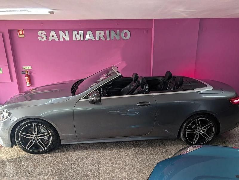 Usado Mercedes E220 AMG line 194 HP (142 kW) 2018 Cinza Cabrios
