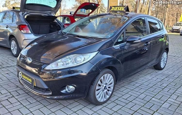 Preto Usado 2010 Ford Fiesta Trend Citadino | € 7.990 (Preço elevado) - Imagem 1/1