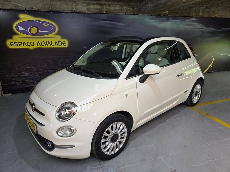 Branco Usado 2019 Fiat 500C Lounge Cabrios | € 12.000 (Preço justo) - Imagem 1/4