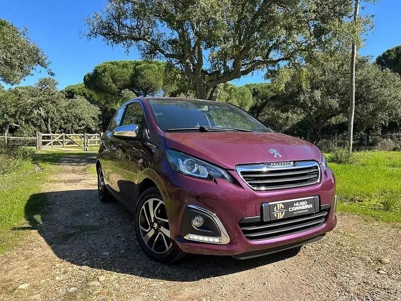 Usado Peugeot 108 Allure 82 HP (60 kW) 2015 Roxo Citadino