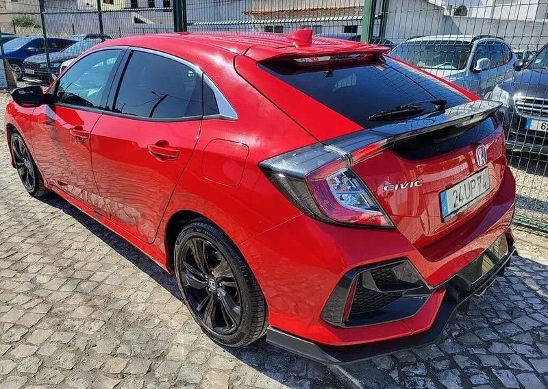 Vermelho Usado 2017 Honda Civic Elegance Sedan | € 17.900 (Preço justo) - Imagem 1/4