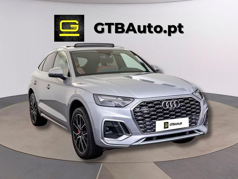 Cinza Usado 2022 Audi Q5 S-Line SUV | € 50.900 - Imagem 1/4