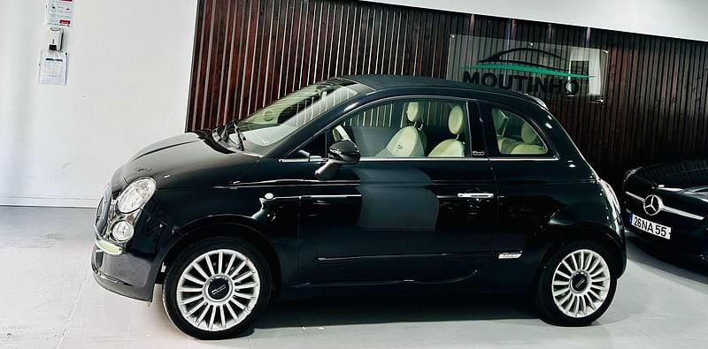 Usado Fiat 500C Lounge 95 HP (69 kW) 2015 Preto Cabrios