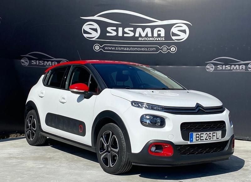 Branco Usado 2017 Citroën C3 Citadino | € 8.950 (Preço justo) - Imagem 1/4