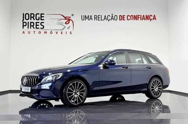 Azul Usado 2018 Mercedes C220 Carrinha | € 22.990 (Super Preço) - Imagem 1/4