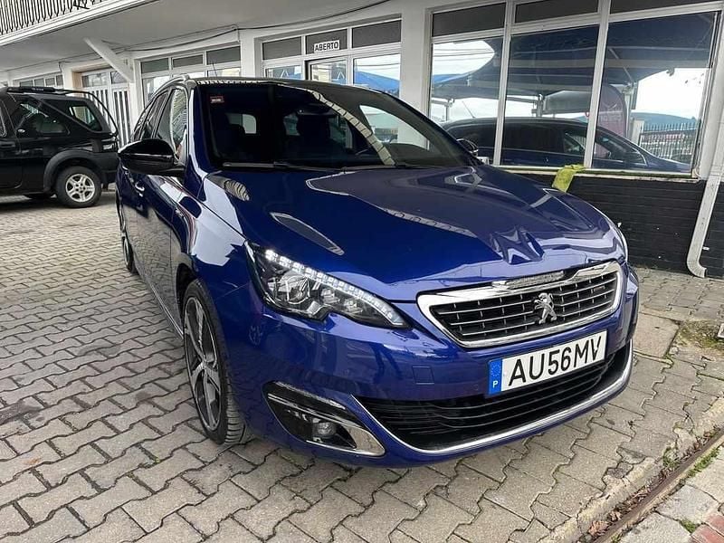 Usado Peugeot 308 SW 130 HP (95 kW) 2017 Azul Carrinha