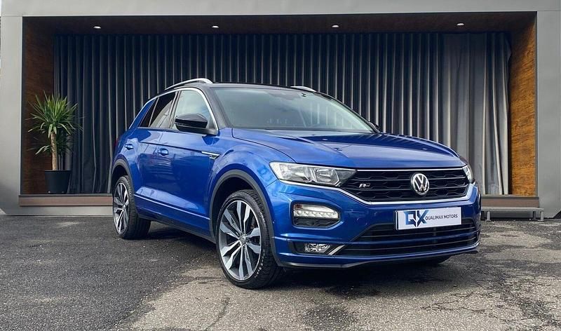 Azul Usado 2018 VW T-Roc Style SUV | € 19.850 (Preço elevado) - Imagem 1/4