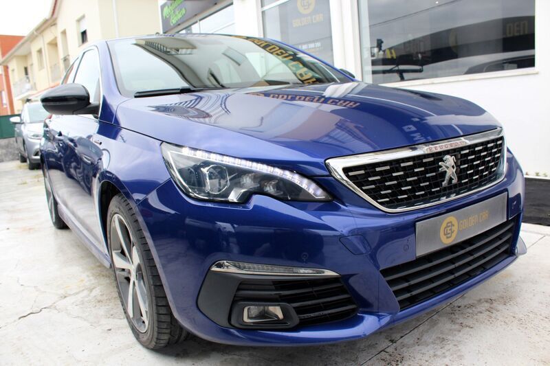 Azul (metalizado) Usado 2018 Peugeot 308 GT-line Citadino | € 16.900 (Preço elevado) - Imagem 1/4