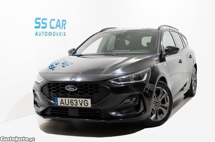 Preto Usado 2022 Ford Focus ST-Line Carrinha | € 16.690 (Bom preço) - Imagem 1/1
