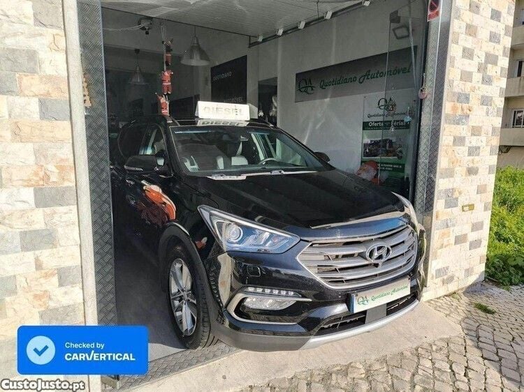 Preto Usado 2016 Hyundai Santa Fe SUV | € 21.950 - Imagem 1/1