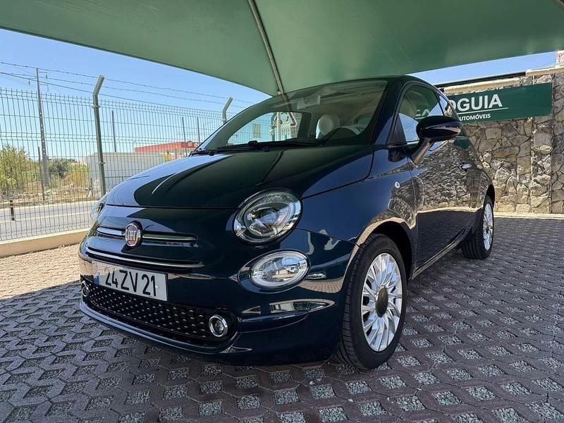 Azul Usado 2020 Fiat 500 Lounge Citadino | € 17.600 (Caro) - Imagem 1/4