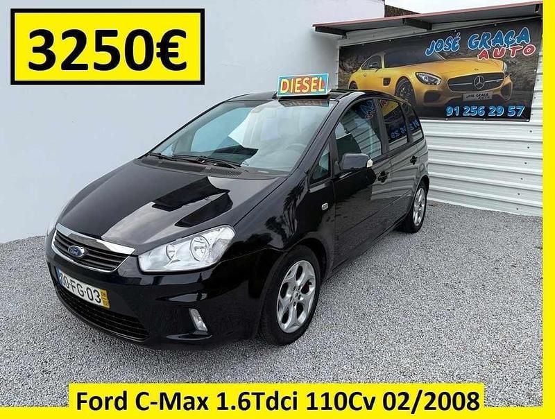 Preto Usado 2008 Ford C-MAX Monovolume | € 3.250 (Super Preço) - Imagem 1/4