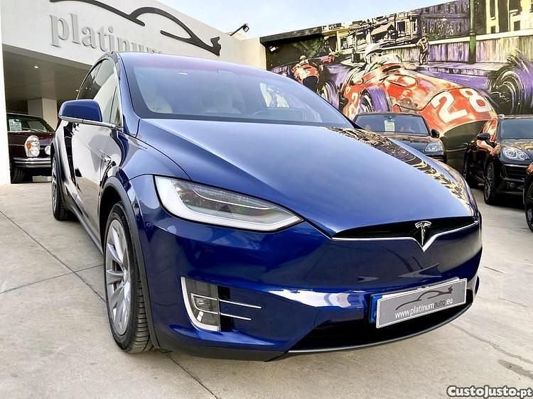 Azul Usado 2020 Tesla Model X Performance SUV | € 57.950 (Preço elevado) - Imagem 1/1