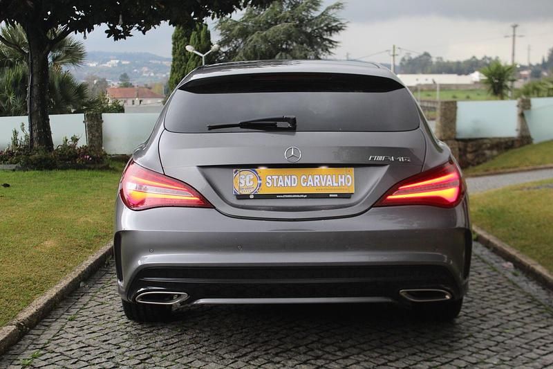 Usado Mercedes CLA200 AMG line 136 HP (100 kW) 2018 Cinza Carrinha