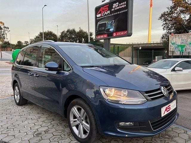Usado VW Sharan Highline 150 HP (110 kW) 2016 Azul Monovolume