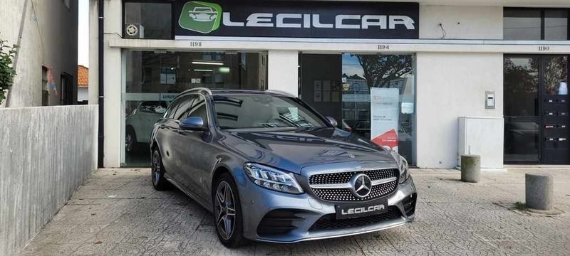 Cinza Usado 2021 Mercedes C300 AMG line Carrinha | € 32.250 (Super Preço) - Imagem 1/4