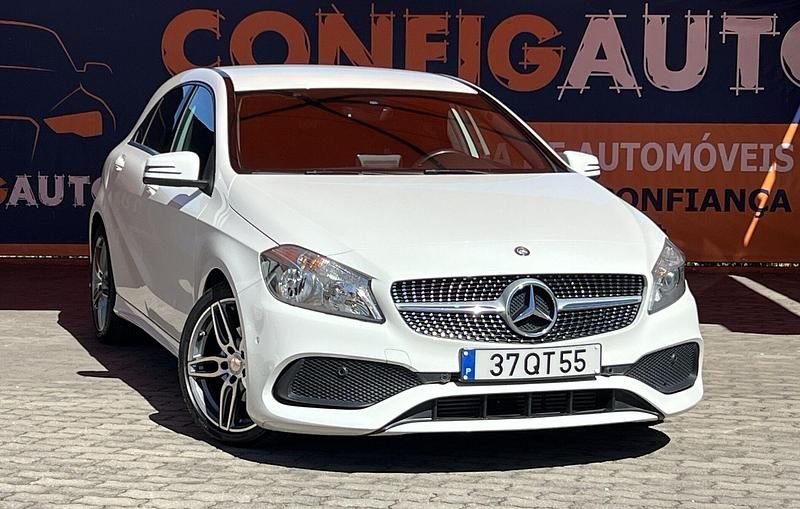 Cinza Usado 2016 Mercedes A180 AMG line | € 18.990 (Preço justo) - Imagem 1/4