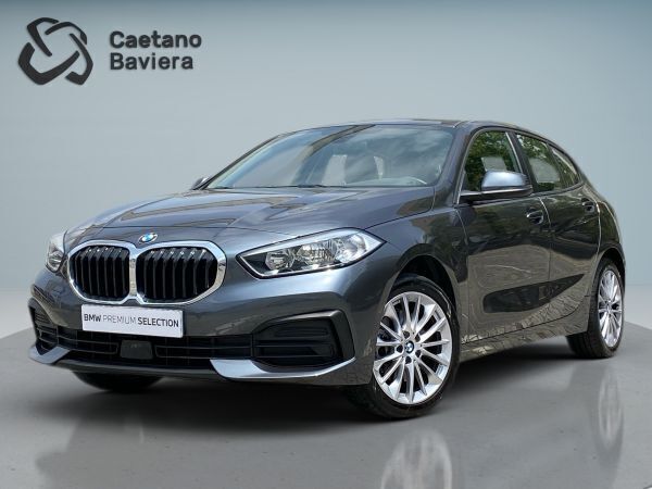 Cinza Usado 2021 BMW 116 Advantage Citadino | € 22.900 (Bom preço) - Imagem 1/4