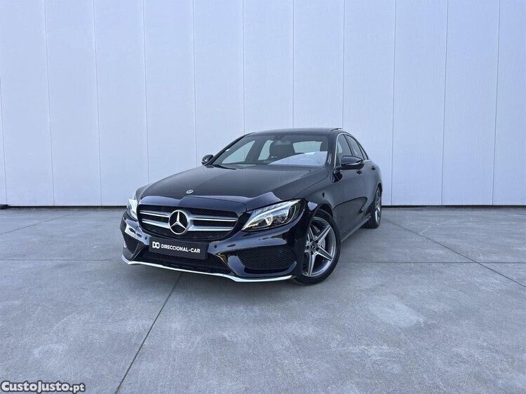 Preto Usado 2019 Mercedes C180 AMG line Sedan | € 28.980 (Preço elevado) - Imagem 1/1